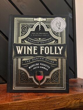 Avery Black and Gold Wine Folly Master Guide Book